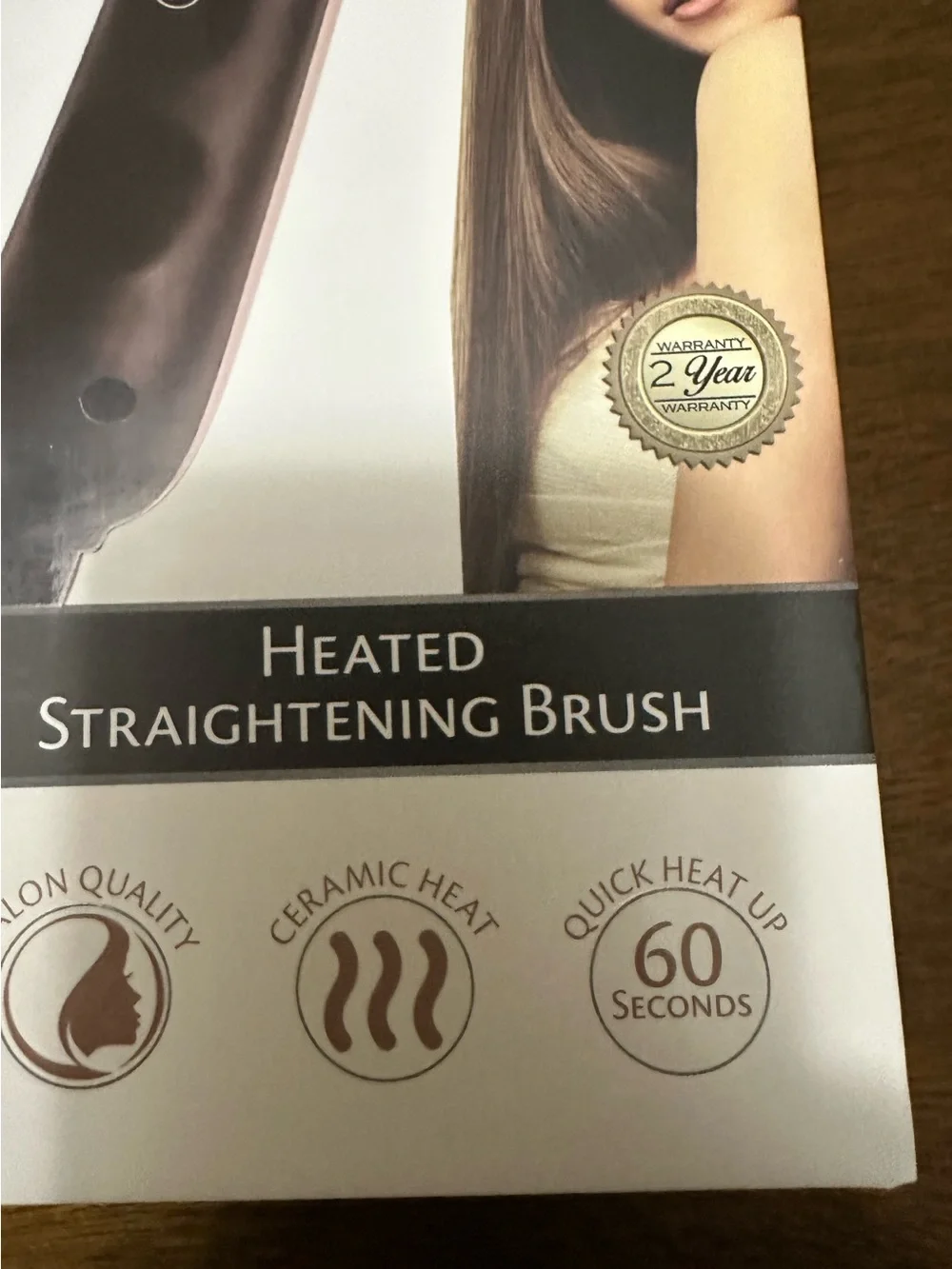 Pure Silk Heated Straightening Brush
